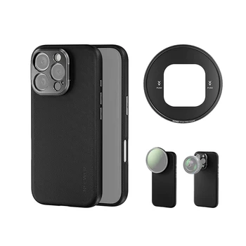 Neewer PA083 17mm Thread Lens Mounts Black Mobile Phone Cases for Phone 16 Pro