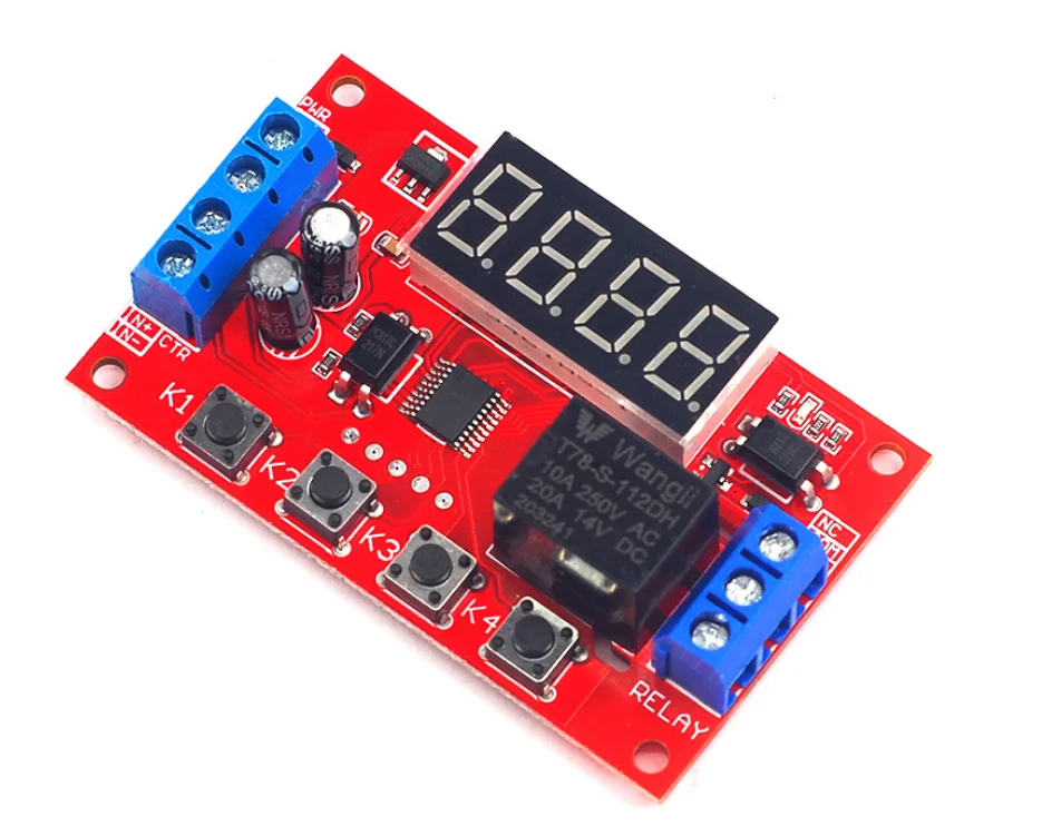 Modulo Elettronico Per Fai Da Te Modulo Relè Timer A Ritardo 12V - Per Automazione, Controllo Luci, Ventole, Senza Custodia, Nuovo Modulo Relè 12V Senza Custodia - Foto 3