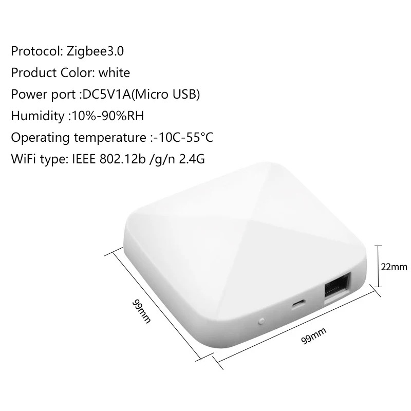 2pcs Tuya ZigBee3.0 Smart Temperature And Humidity Sensor