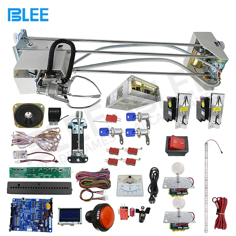 Full Crane Kit Plush Mini Claw Machine Kit for Arcade Toy Crane Claw Machine Diy Kits Build Crane Claw Machine