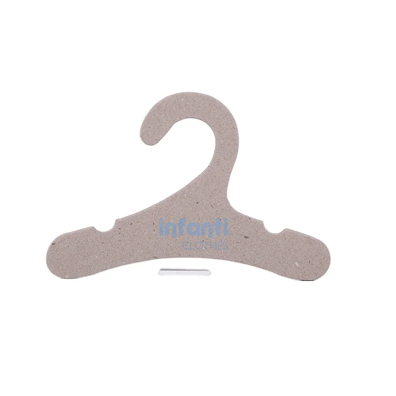 Custom Logo Dolls Clothes Cardboard Hangers Recyclable Paper Pet Hangers