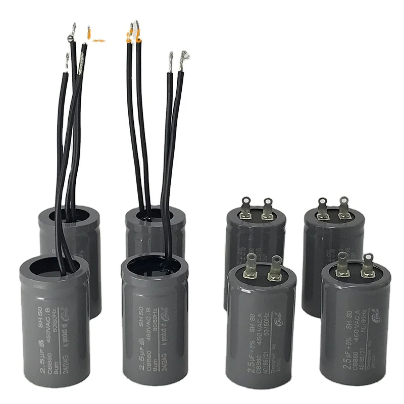 KS Pinge Factory Customized Fan Motor Start Capacitor Special For After Market Bangladesh Style CBB60 2.5UF/3.5UF Capacitor