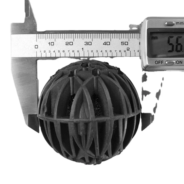 Био-шарики диаметром 36 мм для фильтрации пруда аквакультуры рыбоводства 16-76 био-шарики оптовой