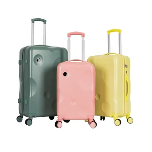 Maletas Factory Price Travel Trolley Case Bag ABS Hardshell Lightweight Carry on Suitcase Luggage
