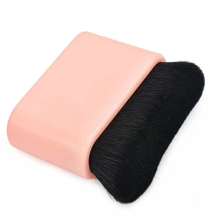 Custom Logo Curvedshaped Makeup Kabuki Deluxe Tan Self Tanning