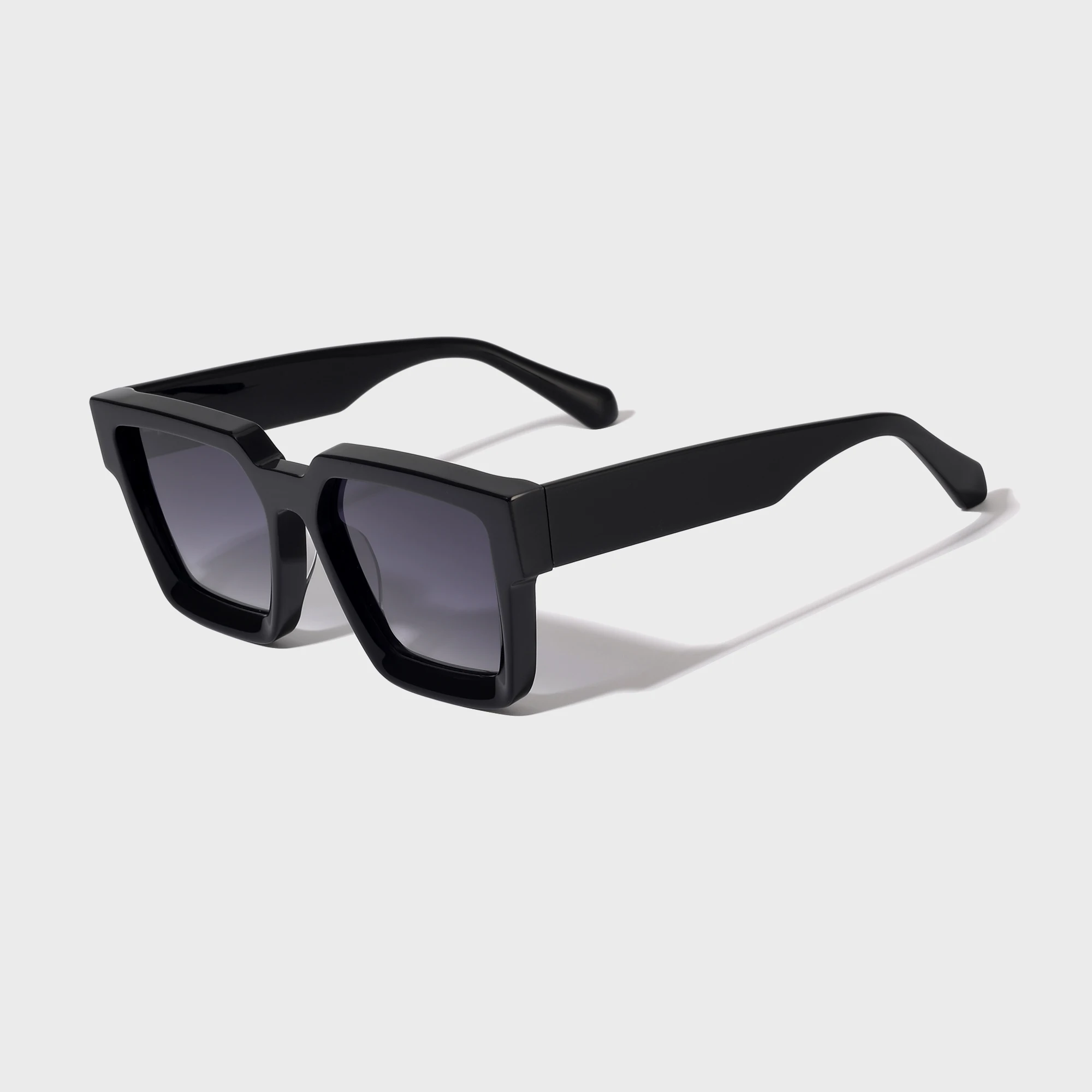 Retro Polarized Sunglasses UV400 Protection Italian Acetate CARFIA Square Polarized Sunglasses for Men UV400 Protection  main image 2