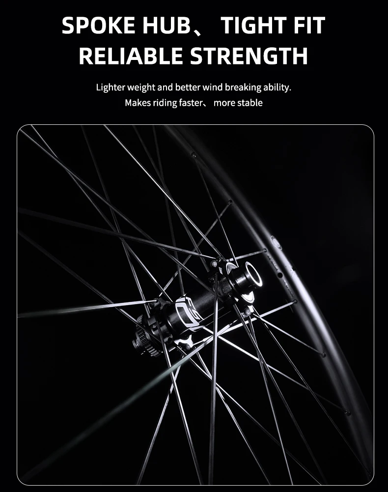 GIOO FS PRO Carbon Bike Wheels - Premium Quality Disc Brakes