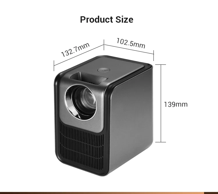 Wireless Wifi Mobile Projector 1080p 