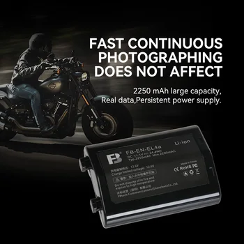 FB EN-EL4a Lithium Ion 2250mah El4a Camera Battery for nikon D3 D3S D2H D2Hs D2X F6 D3X D700 D300 D300S Host detail image