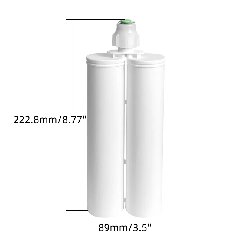 F-C400-11PA Side Caulking Two Component Sealant Glue 2-component Adhesive Double Dual Tube Ab Epoxy Gun Cartridge 400Ml Syringe