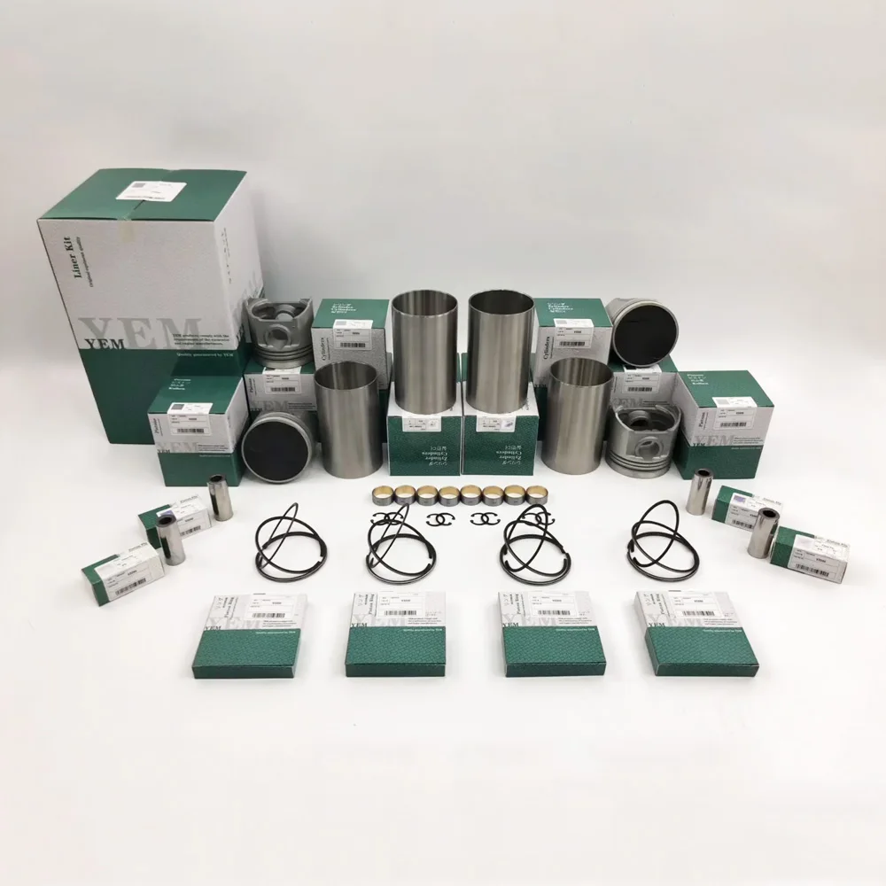 V3300 Repair Kit With Cylinder Piston Ring Liner for Bobcat Seeder for Kubota Engine