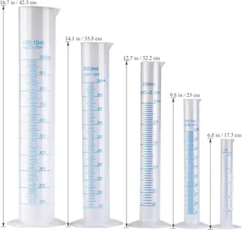 High Quality Plastic Measuring Cylinder With Hexagonal Base - Buy ...