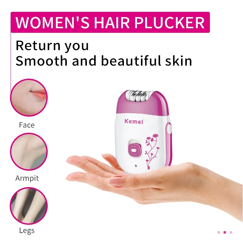 Женские тела машинка для стрижки волос Kemei Km-6203 розовый, Usb зарядка, Электрический Профессиональный мини выпрямитель волос для дам