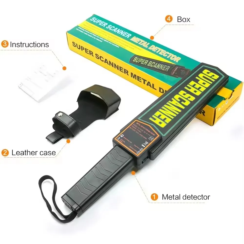 MD3003B1 Security Scanner High Sensitivity Security Inspection Detector Portable Handheld Metal Detector
