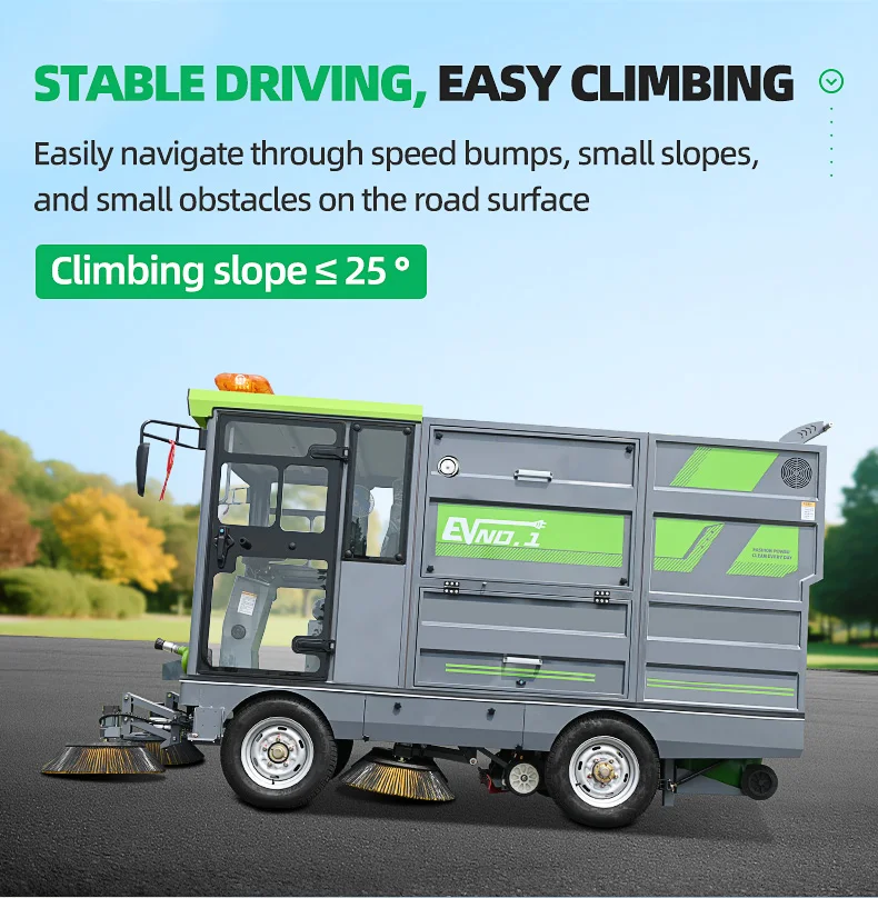 Major Sweeper Pure Suction Double Barrel Electric Sweeper Cleaner 480L Large Capacity ...