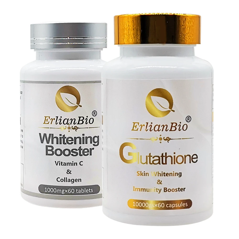 glutathione skin whitening tablet Wholesale boost Immunity 10000gs Glutathione Capsule Vitamin c Collagen  Tablets Skin Whitening Booster