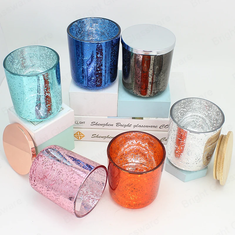 New Trend Wholesale Shiny 8oz 10oz Envases Para Velas Empty Glass ...