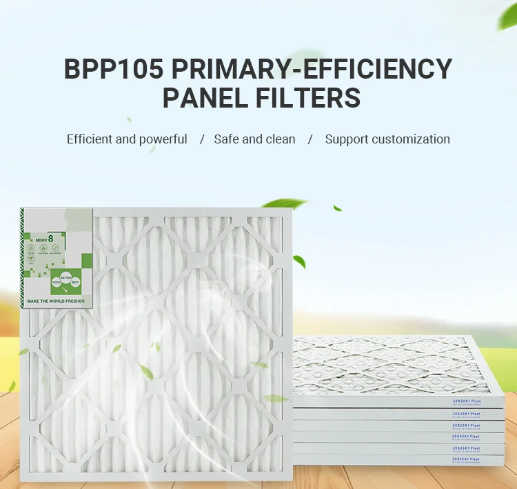 product replacement for hot selling customized merv 8 merv 11 merv 13 pleated cardboard frame ac furnace air filter-3