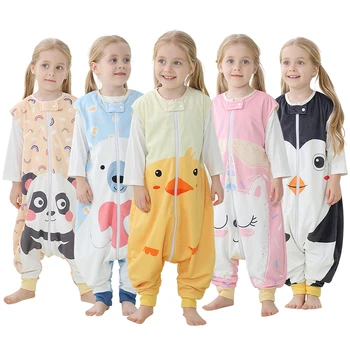 Michley Hot Sale Oem Unisex Girls Pyjamas Boys Onesie Sleepwear Cartoon Kids Pajamas
