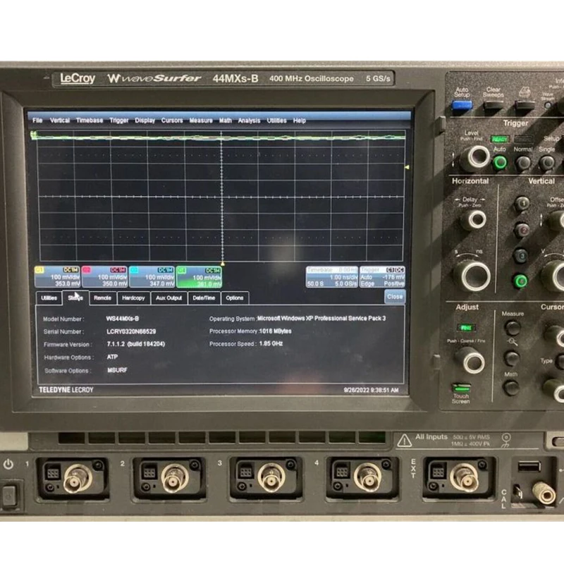 Lecroy Wavesurfer 44mxs-b Oscilloscope 5gs/s Sample Rate Per Channel ...