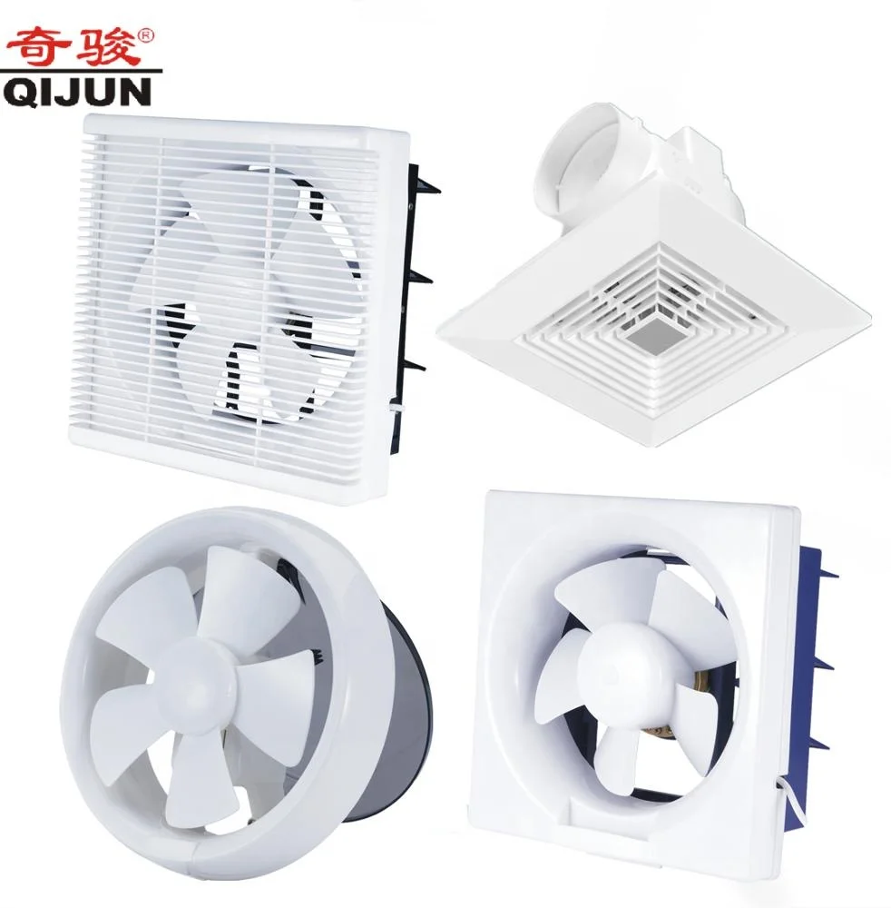 Bathroom Battery Operated Exhaust Fan ventilating Kitchen Fresh Air