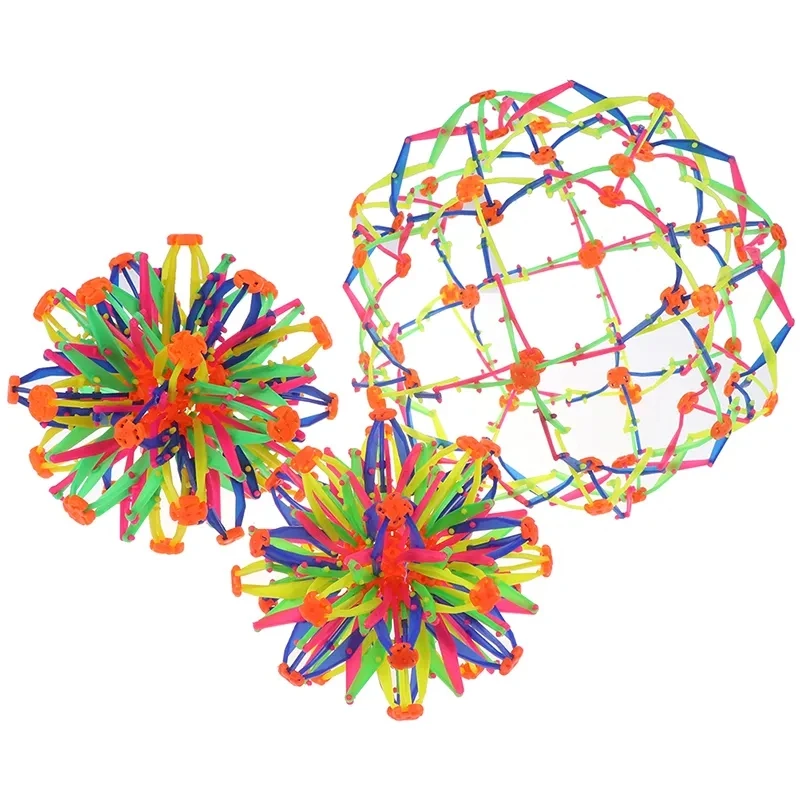 Pelota Mágica Extensible De Flores | Juguete De Respiración De 15-26 Cm | ABS De Colores | Anti-estrés Para Niños Y Adultos