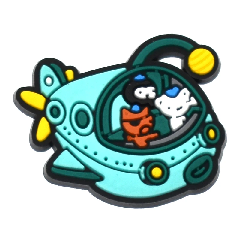 New Design Factory Direct Sales Rainbow Cartoon Shoe Accessories Shoe Charms Wholesale Bulk PVC Shoe the Octonauts for Sandal