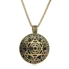 Large gold pendant chain, 60cm long
