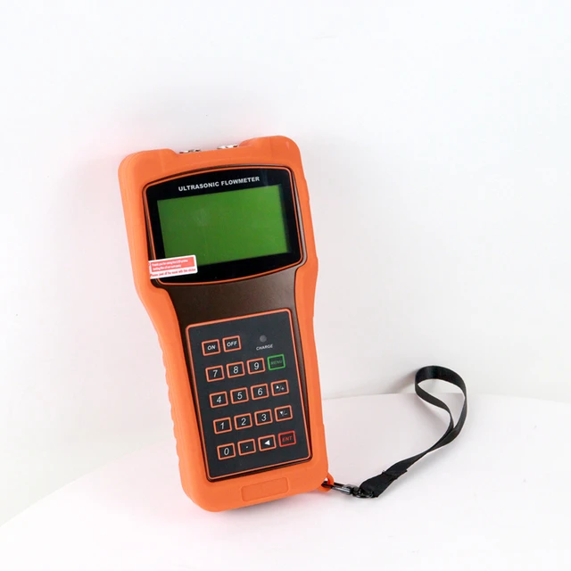 Digital Handheld Ultrasonic Flow Meter for Liquid Oil and Water Customizable OEM LCD Display for Measurement Applications