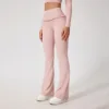 pink-flare leggings
