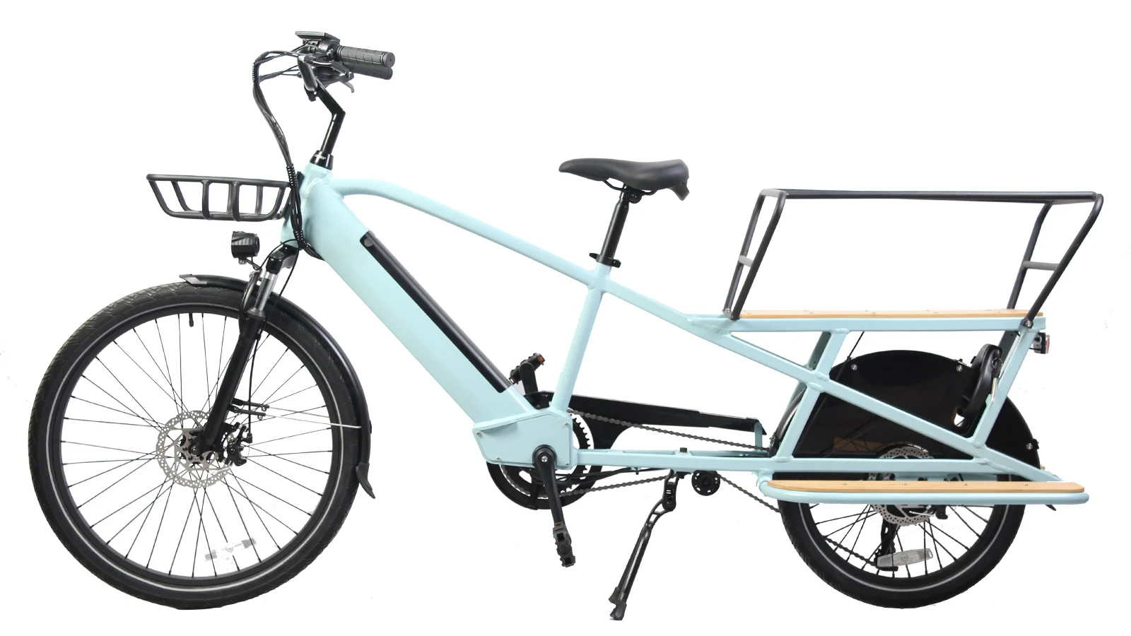 Ebike Cargo Long Tail 48V250W Electric Bike with 26'' & 20'' Tires — free download