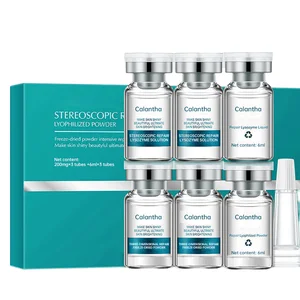 Private Label Anti-Aging Anti-Wrinkle Hydrolyzed Collagen Face Serum 6ml for Women Freeze-Dried Egf Flocculent Powder Tremella