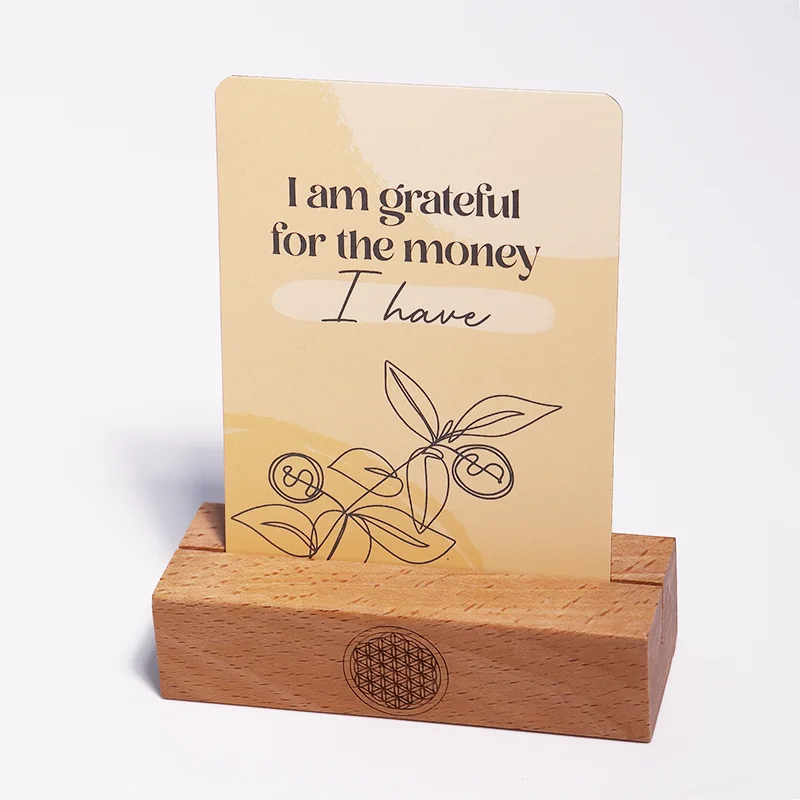 Mini Angel Tarot Cards Affirmation Cards Printing Personalized Mindful Affirmation Cards for Kids