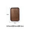 Walnut-colored rectangle, 15*10*1.5CM
