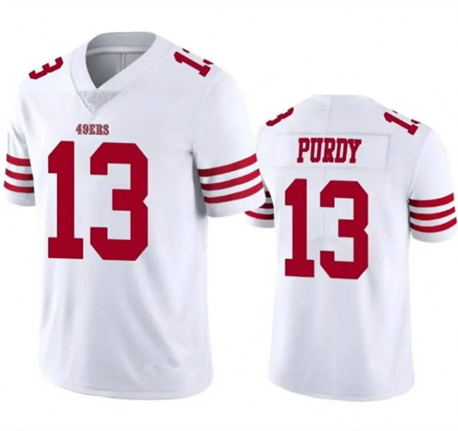 San Francisco 49ers #13 Brock Purdy White Stitched Game Jersey in 2023