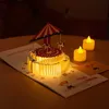 Giostra + musica luce gialla