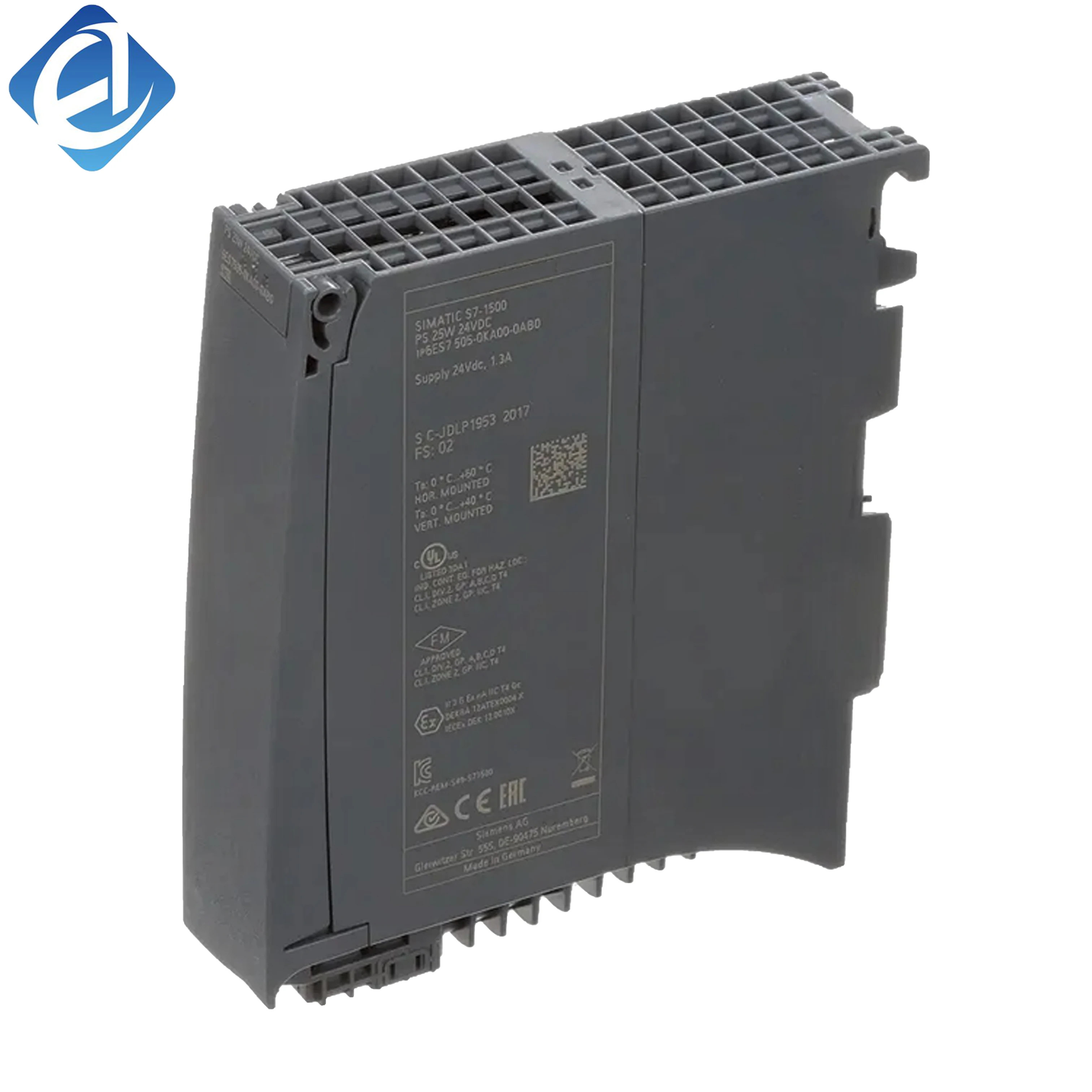 New Original 6ES7 505-0KA00-0AB0 6ES7505-0KA00-0AB0 S7-1500 system power module. Supplies reliable DC power for CPU and interface modules, stable voltage output, strong overload protection, suitable for central power supply