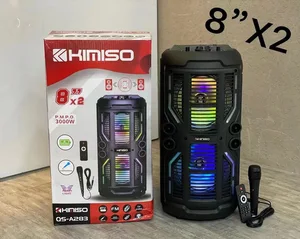 QS-A283 KIMISO Double 8inch Top Selling high power surround sound portbale speaker with FM Radio