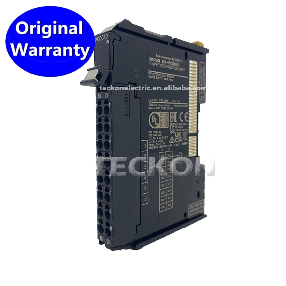 NX-PC0030 Блок подключения питания ПЛК I/O, оптовая продажа, специализированные контроллеры для программирования ПЛК