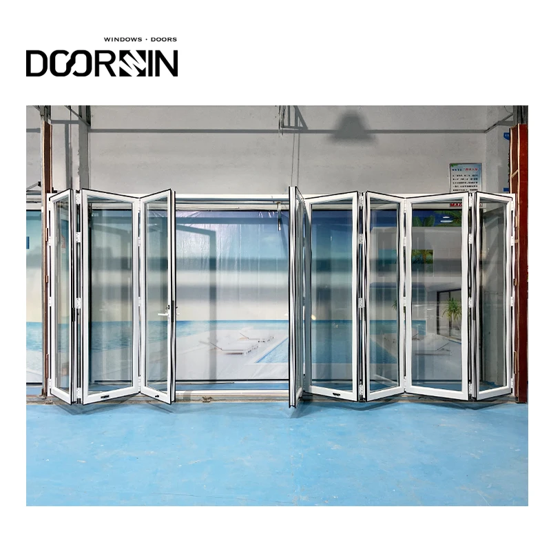 Sliding Glass Accordion Doors With The Screenss Hurricane Impact Bi