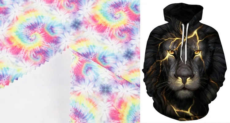 High Quality 70% Cotton 30% Polyester TC French Terry Knitting Fabric Shorts for Hoodies details