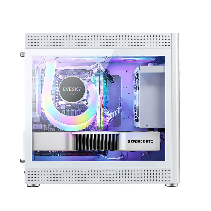 Gaming Computer Cases Desktop Custom Pc Micro Atx Aluminium ...