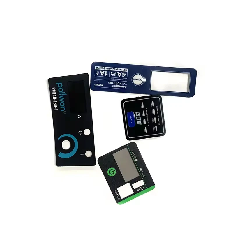 OEM Manufacturer Custom Cafe Machine Polycarbonate Transparent PC Lexan Label Sticker for Panel Control Keypad