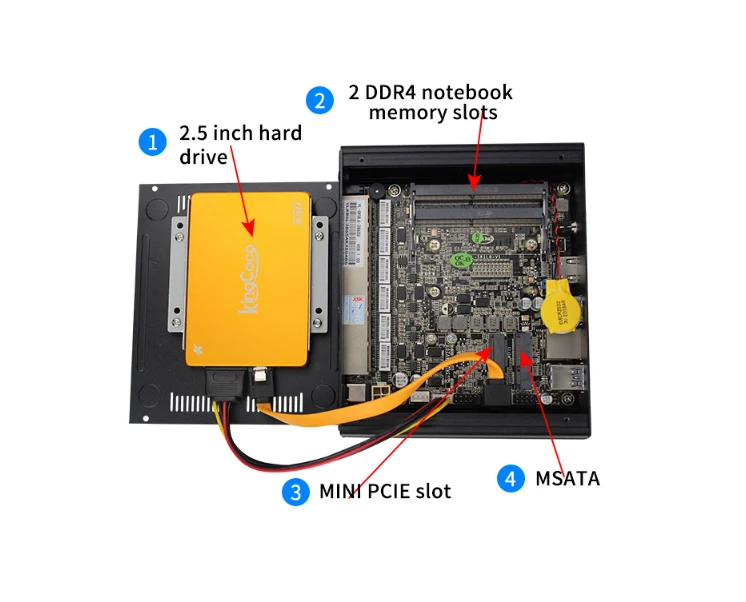 3865U i3-7100 i5-7200 six network port Gigabit soft router mini computer host home office embedded industrial computer