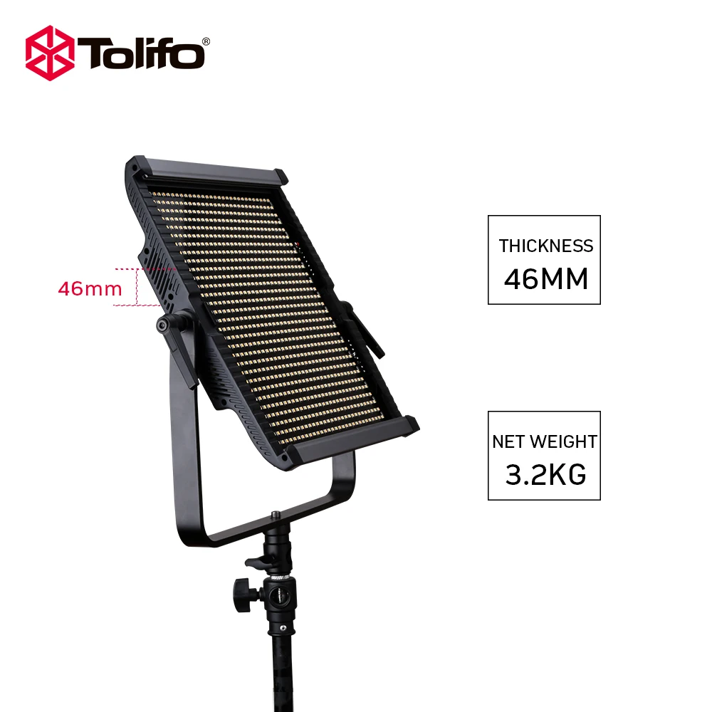 Tolifo GK-S150B Pro 1700個SMD LEDビデオライト プロ仕様 150W 撮影用 