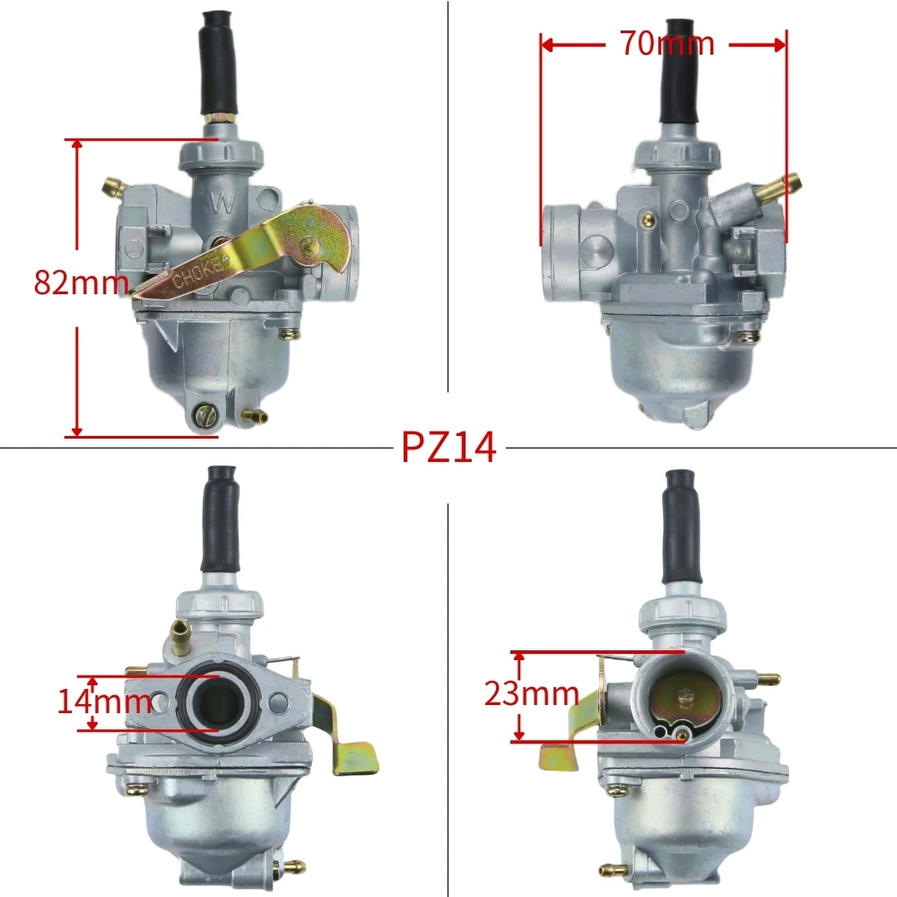 PZ14Q 14mm Hon Da Monkey Z50 Z50J Z50R XR50 CRF50 Carburetor