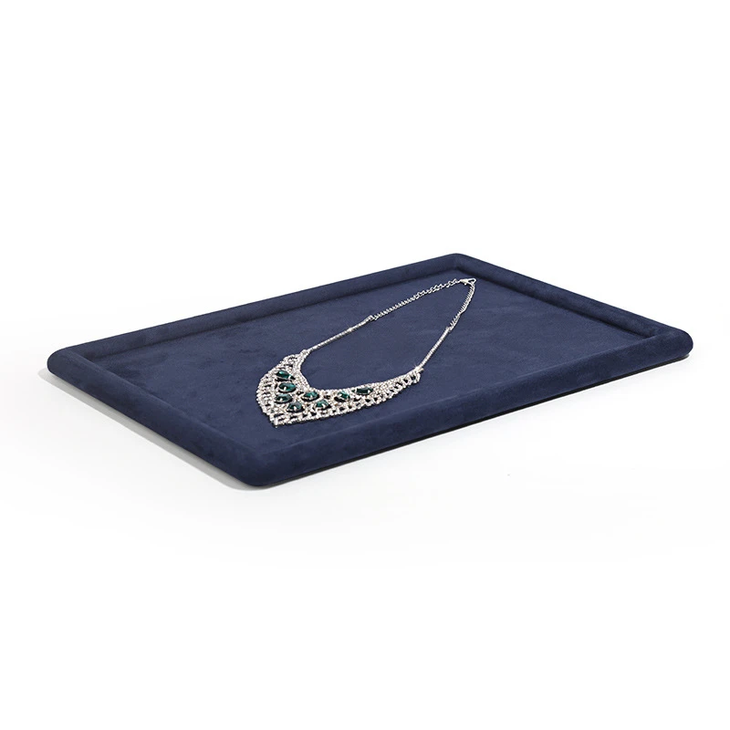 Suede Jewelry Showcase Tray Ready To Ship High End Empty Jewelry Sales