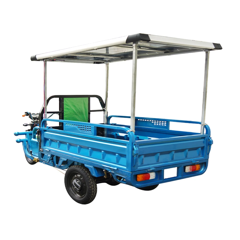 3-колесный Электрический трехколесный электрический велосипед солнечная панель 500