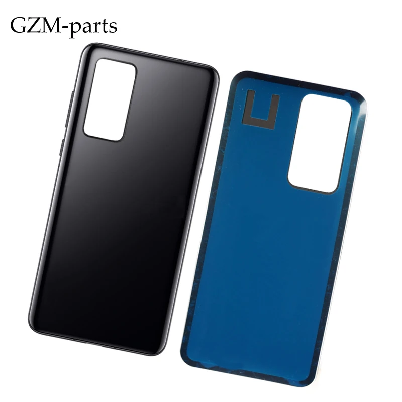Стеклянная задняя крышка Запасные части для Huawei P40 Pro задняя крышка батарейного отсека двери ремонт корпуса