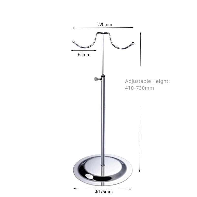 Custom Hanging Handbag Holder Metal Hand Bag Rack Luxury Gold Bag